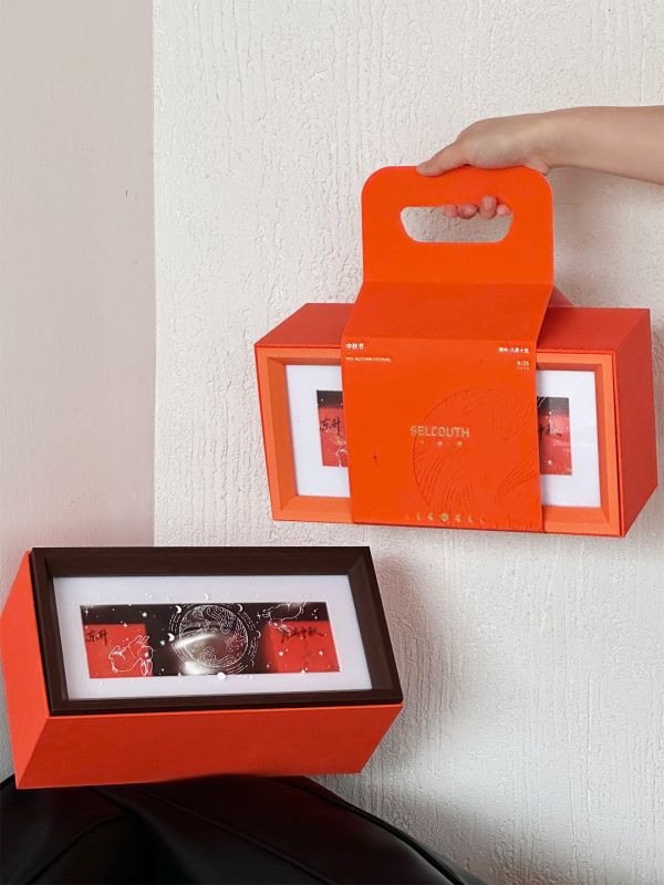  Custom Orange Titanium Tea Set as VIP Gift for Luxury Hotel Group in Singapore, Malaysia & Thailand