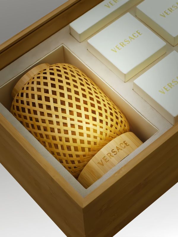 Festive Bamboo Lantern Hamper Set