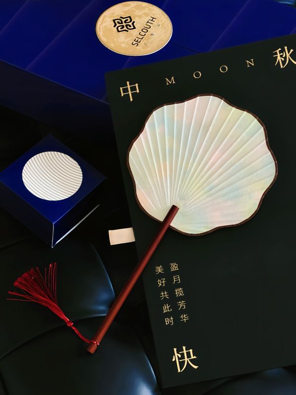  Custom Moonlit Fan Gift Box as VIP Welcome Gift for Cultural Hotel Group in Singapore, Malaysia & Thailand
