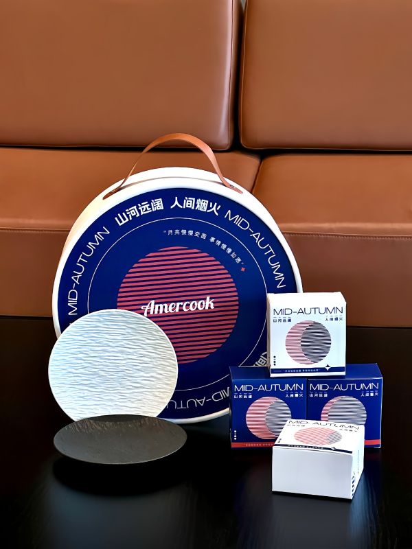  Mid-Autumn Double Plate Gift Box as Premium Corporate Gift in Singapore & Malaysia