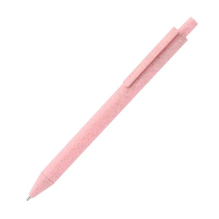  Custom Wheat Straw Pen Supplier Delivers 1500pcs for Singapore Corporate Event