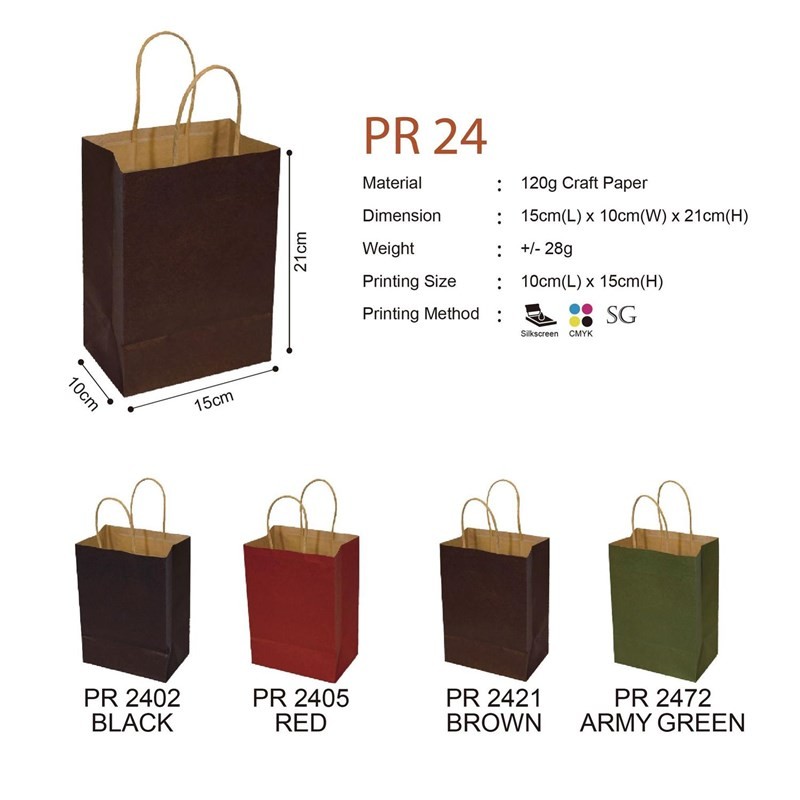 Custom Paper Bags for Corporate Door Gifts;