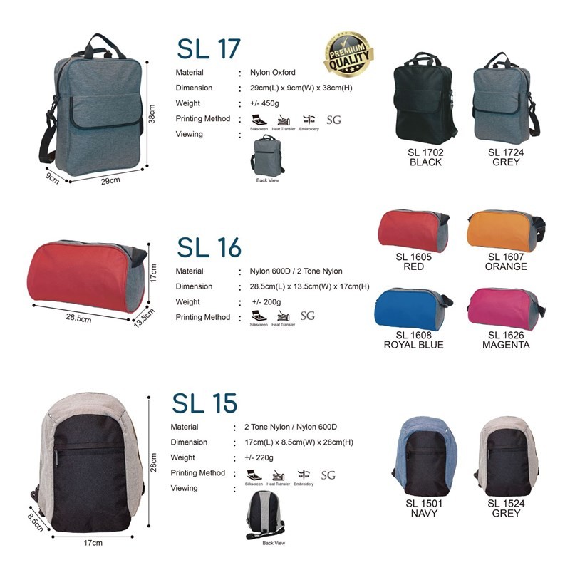 Compare Laptop Document Bag Suppliers in Johor Bahru;